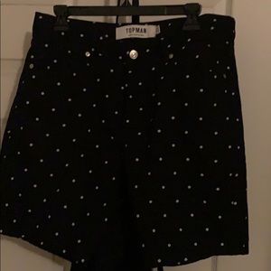 Top man men’s shorts polka dot
